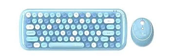 Coconut Bling Typewriter Blue