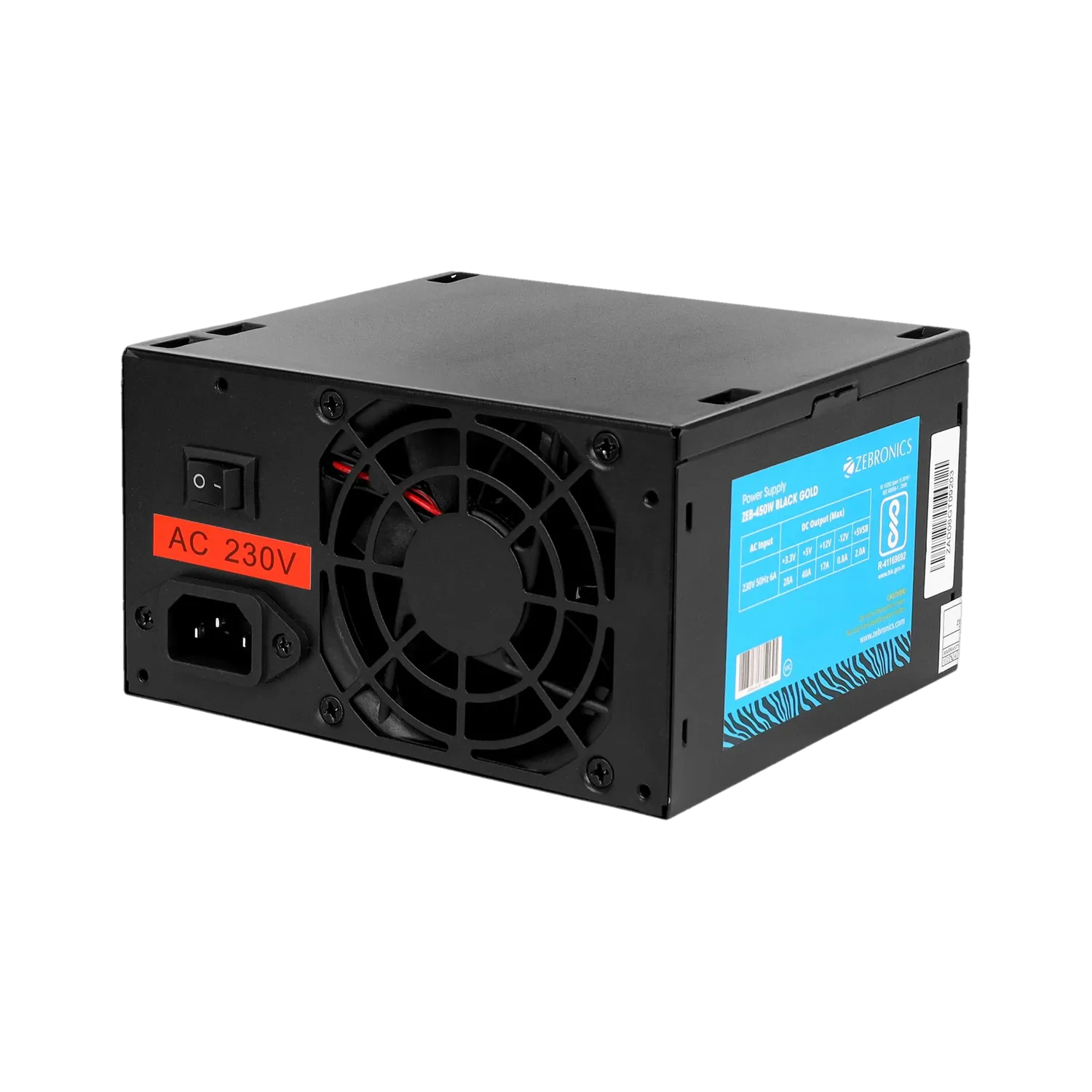 ZEBRONICS Zeb-450W Black Gold